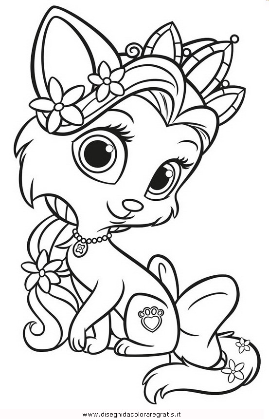 palace pets coloring pages free - photo #2
