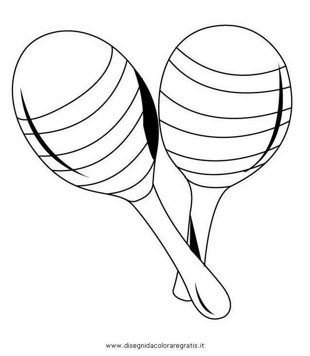 maraca coloring pages - photo #23