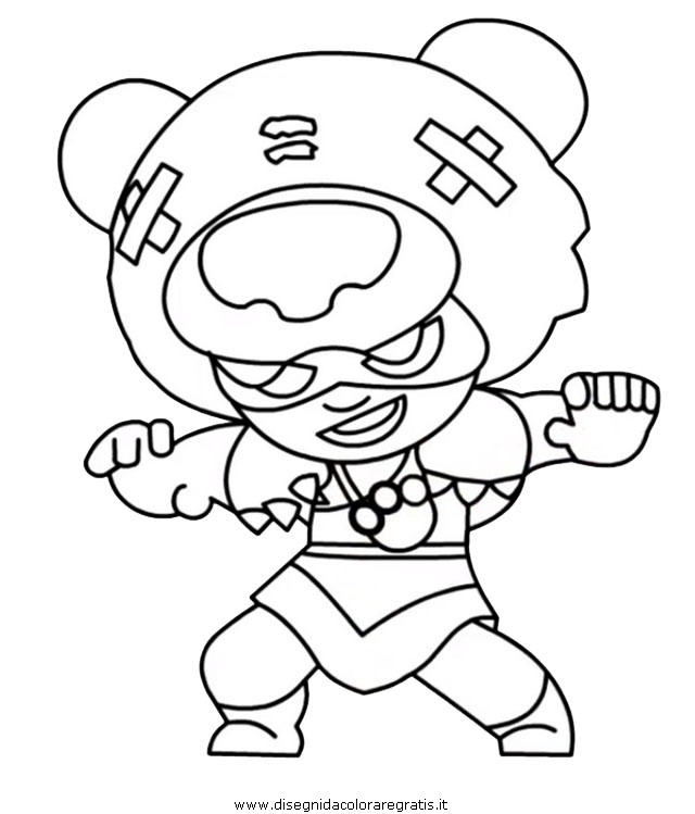 Disegno Brawl Stars 27 Personaggio Cartone Animato Da Colorare - disegni da colorare brawl stars da scaricare