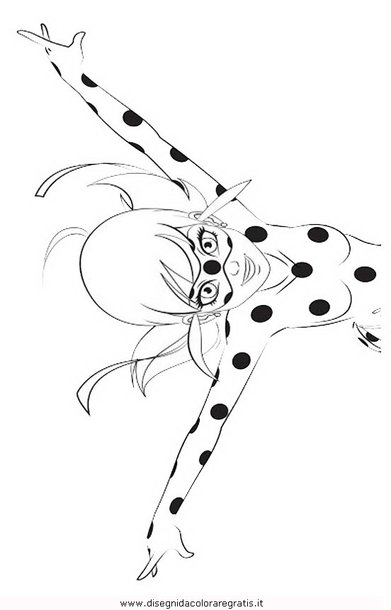 Disegno miraculous-ladybug-7: personaggio cartone animato da colorare