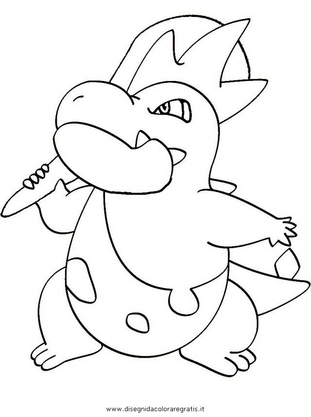 Pokemon Croconaw Coloring Pages