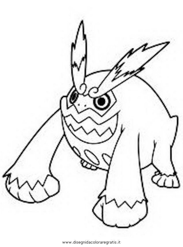 printable darmanitan coloring pages pokemon