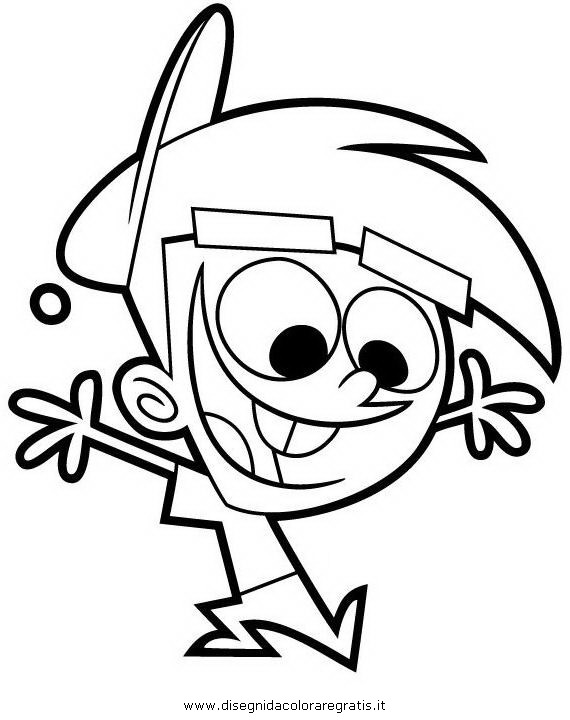Timmy Turner Coloring Pages Sketch Coloring Page