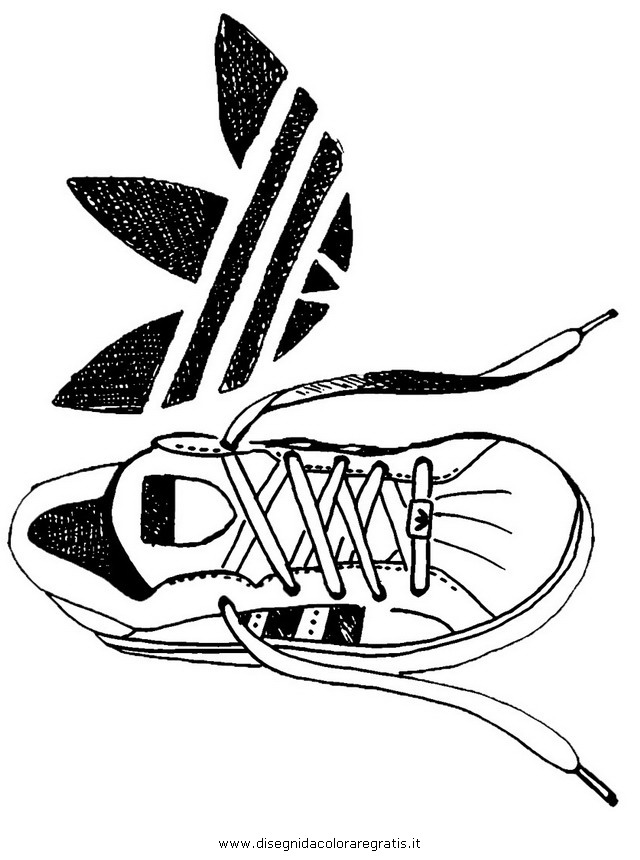 disegno scarpe adidas