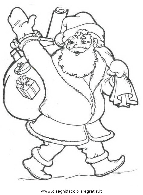 Disegno babbo_natale_037 categoria natale da colorare